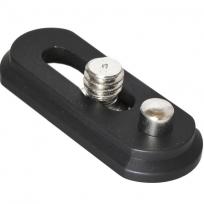 FLM PRP-55 Kameraplatte mit Stift zur Verdrehsicherung.