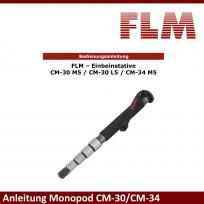 Foto Übersicht Anleitung für Einbeinstative.