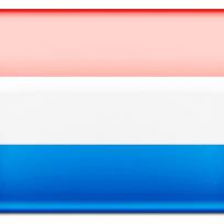 Länderflagge Luxemburg.