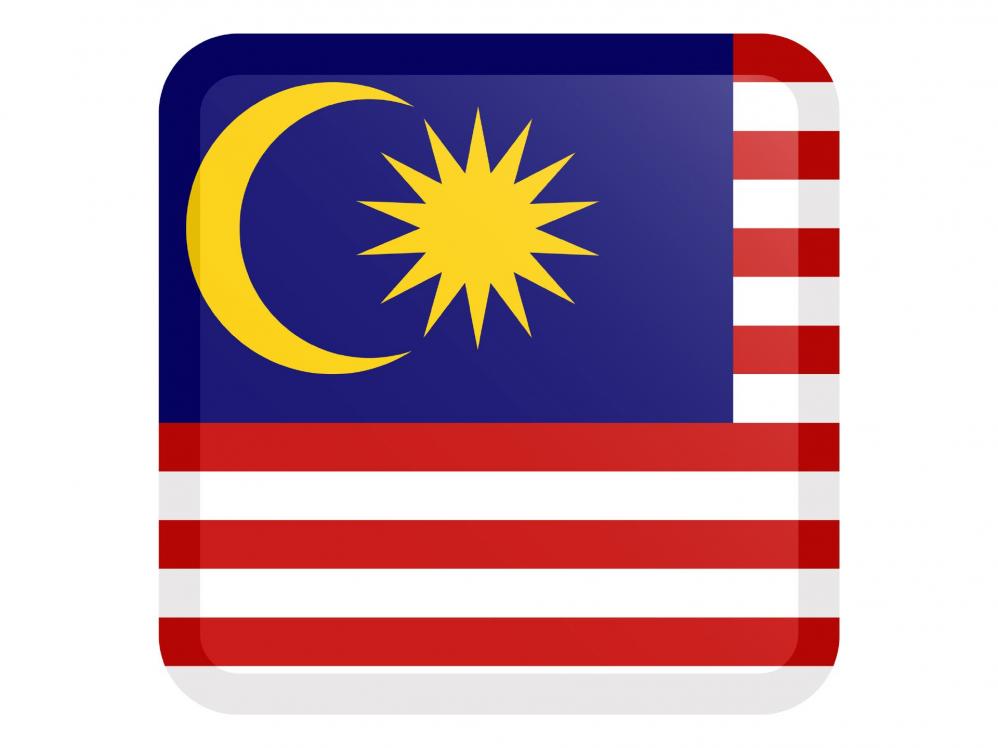 Länderflagge Malaysia.